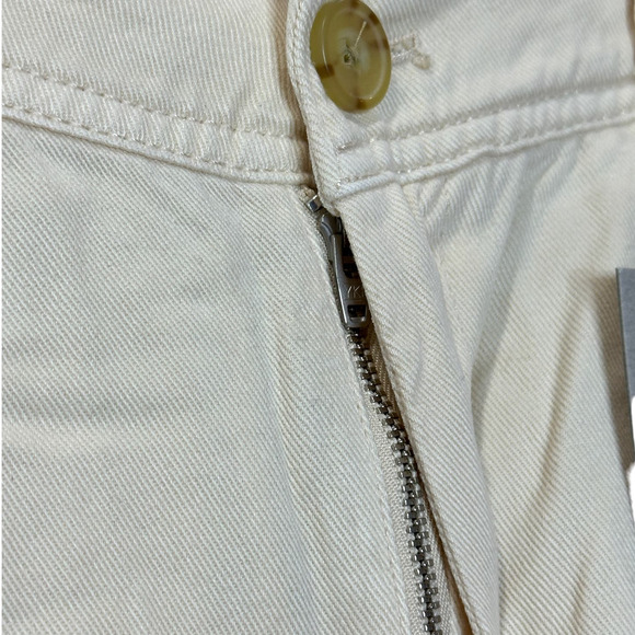 Everlane The Tencel Relaxed Chino Pants Parchment High Rise Women 0 NWT - Picture 7 of 11